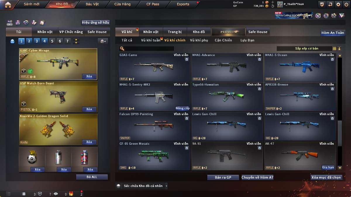 shop acc cf uy tin gia re